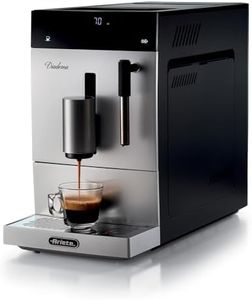 Ariete Diadema Fully automatic coffee machine by DeLonghi | 19 Bar pressure, One-Touch 30s Fast Brew, Built-in grinder, Bean to Cup Coffee Machine with Milk Frother | Espresso maker | 2-Year Warranty
