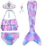 KARREAL Girls Swimsuit Mermaid Tail