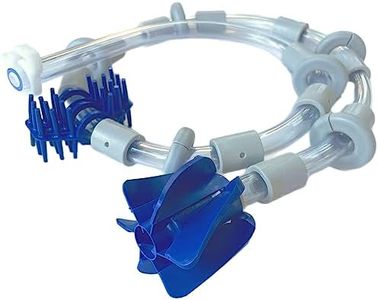 Swasher PRO No Spray- Tail Sweep Hose for Polaris/Pentair Pool Cleaner - Replaces Existing Hose with a Durable Rotating Flexible Scrubber and Brush to Improve Cleaning - NO Foam to Replace