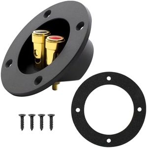 Makerele 2-Way Spring Loaded Speaker Box Terminal Cup 3 Inch (1 Pcs)