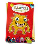 Monster Colouring Book (Giant Book Series): Jumbo Sized Colouring Books