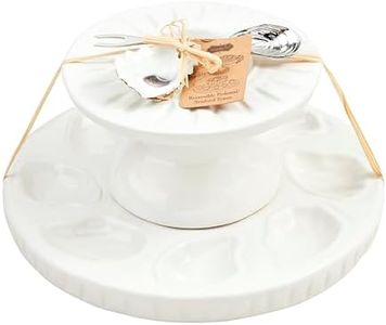 Mud Pie Reversible Seafood Tower; 10" x 4 1/2" Dia