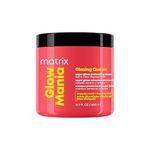 Matrix Glow Mania Super Gloss Protecting Mask, For Dull & Color-Treated Hair, Smooths and Prevents Color Fade, With Glycolic Acid and Rosehip Oil for Lasting Glow, Creamy Texture, 500ml