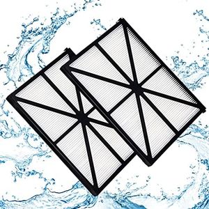 POOL BETTER RCX70101PAK2 Robotic Pool Cleaner Filter , Compatible with Hayward Pool Filter: TigerShark/ QC/ Plus, TigerShark2/ Plus Series, SharkVac/ XL, Aqua Vac 500 Series(2 Pack), Black and White