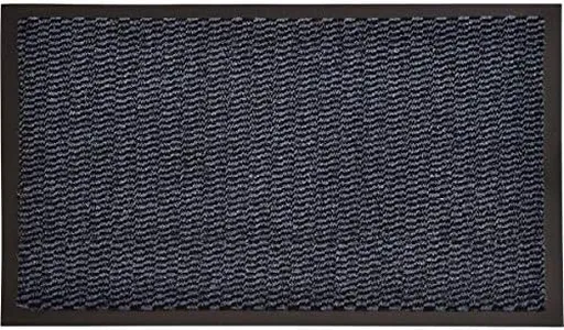 Evideco French Home Goods Indoor Large Door Mat Lisa 48 L x 32 W Inch PP-PVC - Blue