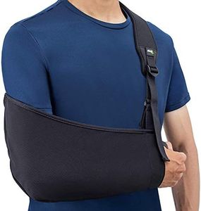 Think Ergo Arm Sling Air: Breathable Medical Sling with Padding on Strap. For Broken & Fractured Bones, Shoulder & Rotator Cuff Support