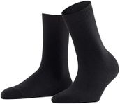 FALKE Women's Cozy Wool Socks, Black, M-L