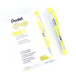 Pentel 24/7 Liquid Highlighter, Non Toxic AP certified by ACMI, Office Supplies, School Supplies, Chisel Tip, Fluorescent Yellow Ink, SL12-G, Box of 12