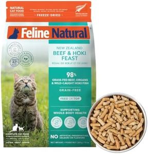 Feline Natural - High Protein Freeze Dried Dry Cat Food with 98% Meat