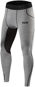 TCA Men's SuperThermal Compression Armour Base Layer Thermal Under Tights - Dark Carbon, XL Men