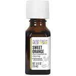 Aura Cacia 100% Pure Sweet Orange Essential Oil | GC/MS Tested for Purity | 15 ml (0.5 fl. oz.) | Citrus sinensis