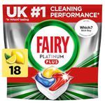 Fairy Platinum Plus All-in-1 108 Dishwasher Tablets, Fairy Dishwasher Tablets Platinum Plus, Lemon, Our Best Cleaning For A Clean Like New, Fights All Grease & Prevents Limescale