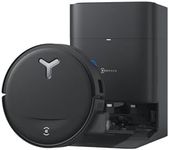 ECOVACS DEEBOT T80S Omni Robot Vacuum and Mop, 24,800Pa Suction, Instant Self-Cleaning OZMO Roller Mop, Auto-Lift Mop for Carpet & Spill Protection, AI Navigation, ZeroTangle 3.0 for Pets Family