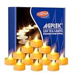 AGPtEK Tea Lights,100 Pack Flameles