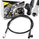 Area1 Replacement Speedometer Cable 12 mm GY6 50 cc China 4T, Type C - 930 mm Side Screw Mounting, from Year of Manufacture 2005 Compatible with ATU Explorer AGM Baotian Rex RS Nova Motors Flex Tech