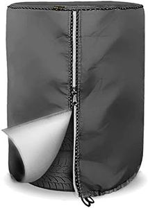 Mr.You Large Tire Cover,Seasonal Tire Tote,Tire Storage Bag & Seasonal Tire Cover,Waterproof Dust-Proof (Medium(28in), Gray)
