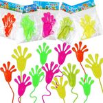 VEYLIN 30 PCS Sticky Hands, Stretchy Sticky Hands for Party Bag Fillers, Classroom Prizes/Rewards Tool/Parcel Gifts for Kids