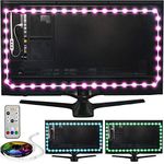 Luminoodle Color Bias Lighting - 15 Color LED TV Backlight with Remote - USB Light Strip Kit for Home Theater Ambient Lighting - Large (30" - 40" TV)