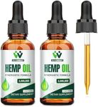 2 Pack Hemp Oil Drops High Potency 