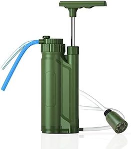 Portable Reverse Osmosis Water Filter Pump Outdoor Water Purification System Survial Gear for Camping Hiking Travel Emergency Preparedness
