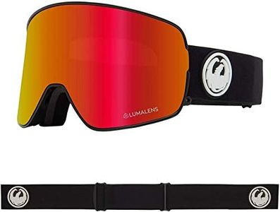 Dragon 28605-332 NFX2 Snow Goggles Black Lumalens Red Ion and Lumalens Rose
