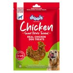 Drools Real Chicken Sweet Potato Twinned, Premium Dog Treats, 70gm | Rich in Protein, No Artificial Preservatives | Best for Training & Bonding | for Puppy & Adult | Formulated in USA | Premium Treats