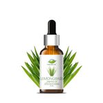 Farm Blends Lemongrass Essential Oil 100% Undiluted Pure | Anti Dandruff, Anti Acne, Natural Mosquito Repellent, Diffuser | Farm To Home | Natural | Cymbopogon citratus | 30ml