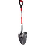 RootSlayer Edge Shovel – Ultra Sharp Shovel for All Types of Floors – Carbon Steel Blades – Black/Red – 110 x 11 x 22 cm