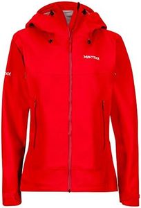 Marmot Starfire Women's Lightweight Waterproof Hooded Rain Jacket, Cherry Tomato, Small