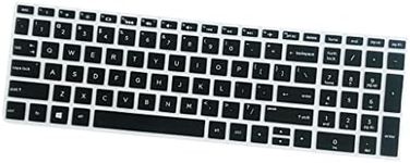 Silicone Laptop Computer Keyboard Skin Protective Cover Shell for HP 15.6 inch BF Black Color