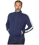 POLO RALPH LAUREN Men's Interlock Track Jacket, Navy, 4X-Large Big Tall