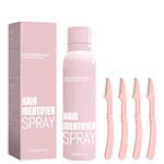 SPITEN Hair Identifier Spray for Face Shaving and Dermaplaning | No Irritation Depilatory Soothing Spray for Skin and Body | Quick & Easy Hair Removal for Smooth, Flawless Skin