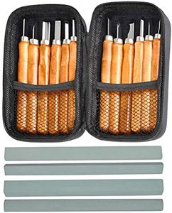 TIMESETL Wood Carving Knife Set, Wood Carving Tool Set Carving Kit for Beginners DIY Woodworking Sculpting Whittling