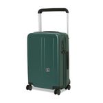 EUME Charter Wide Handle Cabin Trolley Bags for Travel 57cm, Cabin Luggage, Cabin Bag | Travel Bags for Luggage | 100% Polycarbonate (PC) 8 SilentRun Hinomoto Wheels, Forest Green