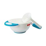 Fisher-Price Baby Food Mash and Serve Bowl Set, Blue, Plastic