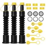 3-kit Universal Gas Can Spout Replacement No Spill, Gas Can Nozzle Spout, Gas Can Caps, Replacement Gas Can Spout, Gas Spout Replacement, Fuel Can Spout, Gas Can Nozzle Replacement, Gas Tank Nozzle