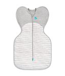 Love To Dream™ Swaddle UP™, Small 3.5-6 kg - White Dreamer | Snug Fit, Supports Healthy Sleep Routine | 2.5 Tog Ideal for Winter & Autumn (16–20°C) | Machine Washable Cotton & Double Zip