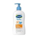 Cetaphil Baby Wash & Shampoo With Organic Calendula - Tear Free - Paraben, Colourant and Mineral Oil Free - 400ml Pump