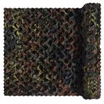 Camo Netting, Bulk Roll Camouflage Netting German Flecktarn 5 X 6.56 ft, Military Hunting Mesh Nets Free Cutting for Hunting Blind Sunshade Shooting Theme Party Decoration