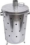 Trendi 90 Litre Extra Large 90L Galvanised Metal Incinerator Recycle Garden Rubbish Fire Wood Burner Burning Leaves