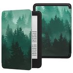 MoKo Case Fits 6" All-New Kindle (11th Generation-2022 Release), Lightweight Shell Cover with Auto Wake/Sleep for Kindle 2022 11th Gen e-Reader, Green Forest