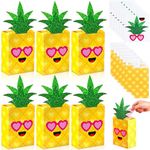 SiliFine 30 Set Valentine's Day Pineapple Cards Box Valentines Day Bulk DIY Card Collector Exchange Mailbox for Kids Valentines Cards Box Craft Kit Valentines Day Party Card Box for Classroom Exchange