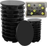 Ulrempart Plant Spacer Kit Compatible with AG Garden Harvest, Bounty, Farm, Extra, Ultra All Models Grow Deck Openings Plant Deck Openings, Platform Spacer Cover Lid Accessories, 25-Pack Black