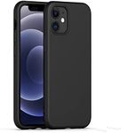 Gueche Designed for iPhone 12 Case and iPhone 12 Pro Case, Silky-soft Shockproof Smartphone Cover, Phone Case for iphone 12 – Black