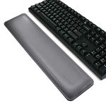 MAIDERN Wrist Rest for Keyboard, Non-Slip, Comfortable Gaming Wrist Rest Pad, PU Leather Wrist Cushion Support for Office, Computer, Laptop, MacBook,Gaming, (16.5x3.7inch), Grey