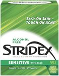 Stridex Daily Care Acne Pads with Aloe, Sensitive Skin, 90 ct