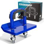 CROSSHIP Hitch Tightener for 1.25" and 2" Hitch - Anti Rattle Clamp, Heavy Duty Hitch Stabilizer Easy Installation, Reduce Movement On Hitch Mount Hitch Tray Cargo Carrier Bike Rack Trailer Ball, Blue