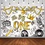 AIBIIN 7x5ft Hip Hop 1st Birthday Backdrop for Boy Girl Our Notorious is The Big One Photography Background Old School Rap The Big One First Birthday Party Decorations Banner Photo Shoot Studio Props