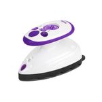 ANSIO Travel Iron Quilting Mini Steam Craft Iron with Ceramic Soleplate | Small Compact Travel Steamer - Perfect for Travel, Quilting & Sewing - Purple/White