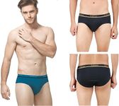 VIKING Men's Cotton Briefs - Pack of 5 (Assorted Colours) (110CM)